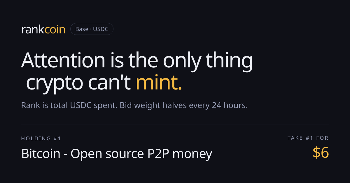 rankcoin Open Graph preview